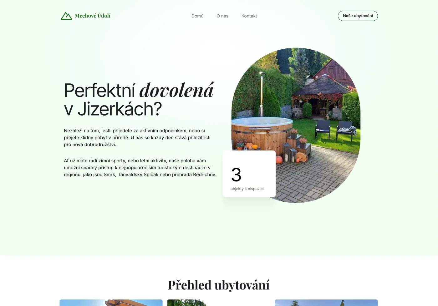 mechoveudoli.cz - redesign & WordPress theme