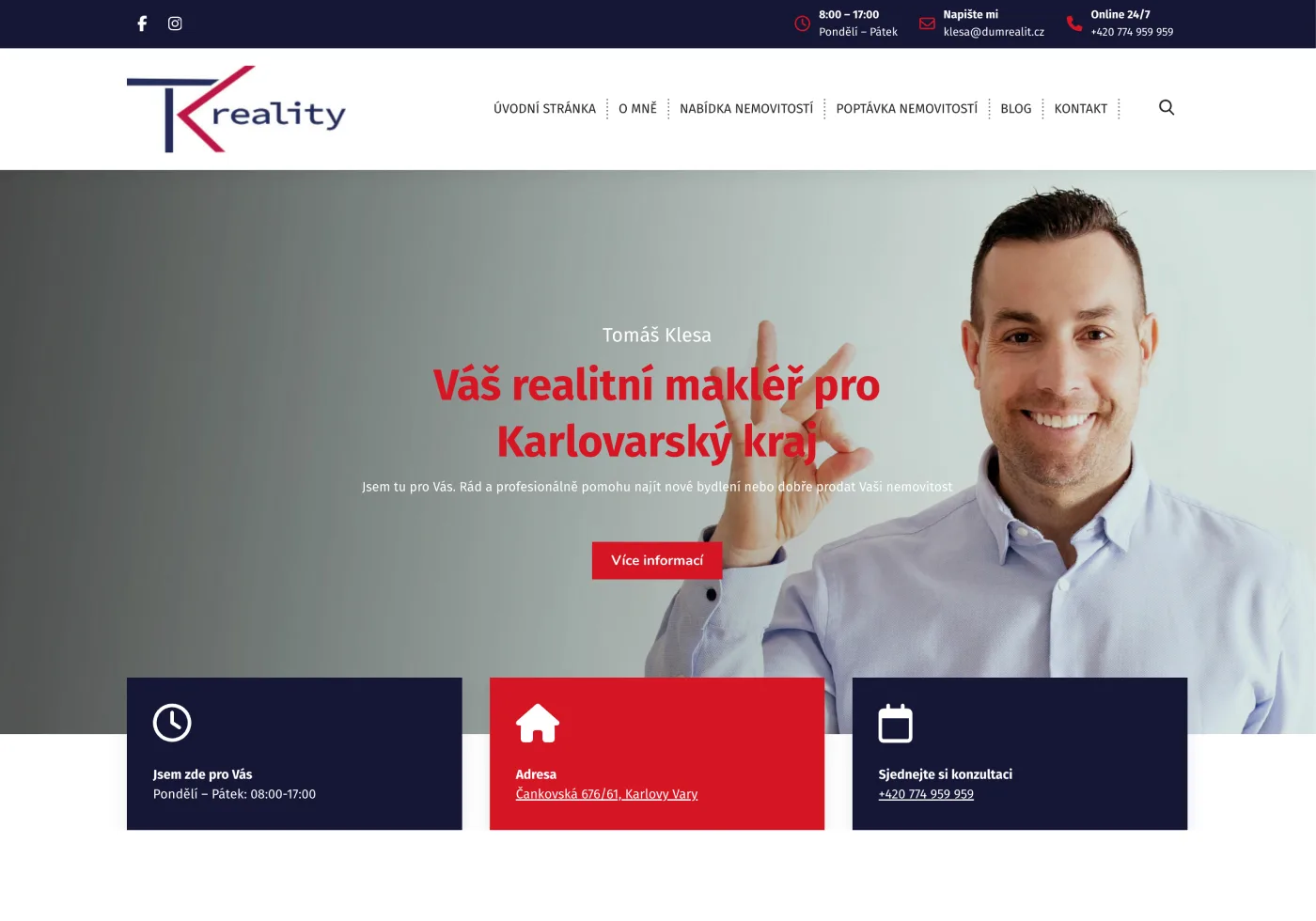tomasklesa.cz - WordPress theme